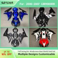 ราคา For Honda CBR1000RR 2006 2007 Aftermarket Fairing Kit CBR 1000RR 06 07 Prime Sportbike Plastic Set (54304390237)