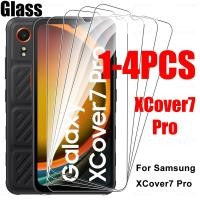 ราคา 1-4 ชิ้นกระจกนิรภัยสําหรับ Samsung Galaxy XCover7 Pro 5G ป้องกันหน้าจอ Samsung XCover 7 Cover7 XCover7Pro ฟิล์มป้องกัน (27935232823)