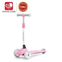 ราคา Hello Kitty folding scooter เฮลโล คิตตี้ สกู๊ตเตอร์ 3 ล้อ พับได้ รถขาไถ รถเด็กเล่น Y2045 (20648076319)