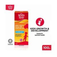 ราคา Seven Seas Multi-Vitamin Syrup วิตามินน้ำสำหรับเด็ก ผสมน้ำมันตับปลา 100ml รสส้ม (54306010987)