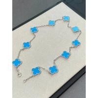 ราคา สร้อยคอลายดอกไม้สีเงิน และแท่งทับทิมพร้อมสร้อยคอลมย์ขาว (50108760362)