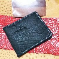 ราคา shark wallet black lacing กระเป๋าหนังปลาฉลามแท้ (9090410236)