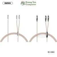 ราคา REMAX RC-C003 65W Fast Charging 2in1 C to C + LN สายชาร์จ LED - - คอมพิวเตอร์ Hoangyen (40730437620)