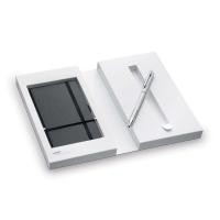 ราคา Lamy Logo Brushed Steel Twin Multi Pen with Notebook Gift Set (26671351815)