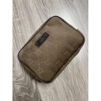 ราคา แท้ 100% Gucci Cosmetic Bag สภาพสวย ผ้าไร้ตำหนิ (7487479174)