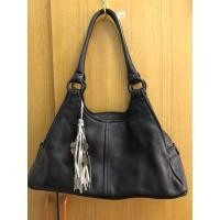 ราคา กระเป๋าสะพายหนังแท้ radley london มือสองแบรนด์เนม กระเป๋าหนังสีดำ (23550503296)