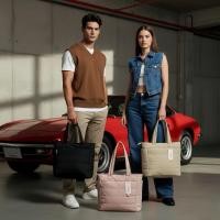 ราคา กระเป๋านุ่มนิ่มสะพายข้างใบใหญ่ ใส่โน้ตบุ้ค มีสายคล้องกระเป๋าเดินทาง มีช่องเก็บของหลายช่อง กระเป๋าผ้า RATTIYA BANGKOK (24993767774)