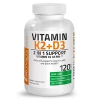 ราคา [ของแท้ 100%] BRONSON VITAMIN K2 + D3 2 IN 1 NATURALLY SUPPORTS HEART HEALTH AND BONE HEALTH (44217117862)