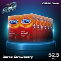 ราคา Durex Strawberry ถุงยางอนามัย ดูเร็กซ์ สตรอเบอร์รี่ บาง 0.06 มม. ขนาด 52 มม. หอมหวาน (12 กล่อง) แบบ 12 ชิ้น (2548701383)