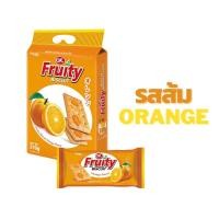 ราคา OK Fruity Biscuits ขนมปังกรอบหน้าผลไม้ มีหลายรสชาติให้เลือกตามชอบ รสชาติ ส้ม ขนาด 210 กรัมอ (25324444169)