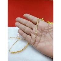 ราคา #สร้อยข้อมือเศษทองรูดได้คละแบบ (11759291348)