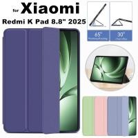 ราคา for Xiaomi Redmi K Pad KPad 8.8 Inch 2025 Tablet Case Stand Flip Leather Trifold Soft Back Holder Tablet Shockproof Cover (40906727002)