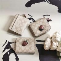 ราคา กระเป๋าสตางค์ coach ซิปรอบ ใบเล็ก ขนาด 4.5” ส่งฟรี (12012833993)