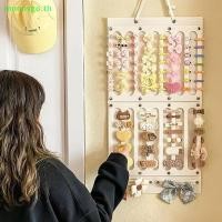 ราคา Monnygo ผม Bows Holder แขวนผนังสำหรับจัดเก็บอุปกรณ์เสริมผม ความจุมาก สตรีตกแต่งห้อง TH (27144481916)