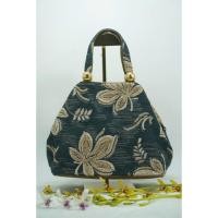 ราคา [ cangicungco ] กระเป๋าถือวินเทจลายดอกไม้ทอ - มือสอง - TX336 (40880567286)