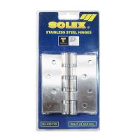ราคา บานพับสแตนเลส แผง2ตัว #4324SS 4"x3"x2.0mm Solex (4756642987)