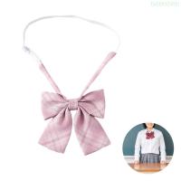 ราคา Nan โพลีเอสเตอร์ผ้าไหมปรับ Pre-Tied Tie ญี่ปุ่น JK สีชมพู Checkered เนคไท Bowtie (55512049640)