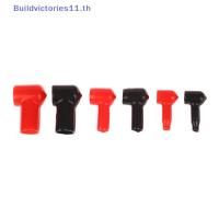 ราคา Buildvictories11 2PCS แบตเตอรี่ terminal ฉนวนแบตเตอรี่กองบวกและลบเสาหนีบคอลัมน์แขนป้องกัน UPS batt TH (45850237741)