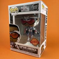ราคา กล่องบุบ Funko POP Captain America Flying : The Falcon and The Winter Soldier 817 (22857402377)