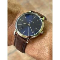 ราคา PAUL SMITH 1009 99 249 Quartz Analog Leather Stainless Men's Watch Preowne (27885399071)