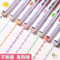 ราคา ปากกาลายดอกไม้ ปากกาเส้นขอบ ปากกาคลื่น ปากกาสำหรับนักเรียน โปสเตอร์ รายงานที่เขียนด้วยลายมือ ปากกาขอบ ปากกาฟลูออเรสเซนต์สำหรับชั้นเรียนขนาดเล็ก (29933555755)