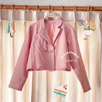 ราคา (new) becutiegirl | blazer crop สีชมพู (19489426811)