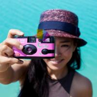 ราคา Sales กล้องฟิล์มเปลี่ยนฟิล์มได้ LomoChrome Purple Simple Use Film Camera 400 35mm กล้องฟิล์ม (2313993804)