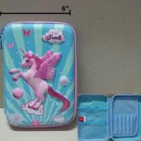 ราคา กล่องดินสอ EVA Smiggle 3D ลายด้านหน้านูนขึ้นมาค่ะ ลาย ยูนิคอร์น ขนาด 6x8x1.5 นิ้ว (1491431697)