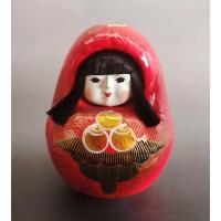 ราคา ตุ๊กตาเจ้าหญิง ฮิเมะดารุมะ (Hime-Daruma) ล้มลุกเปเปอร์มาเช่แฮนด์เมดตัวใหญ่ ตุ๊กตาขอพรจากญี่ปุ่น (41163917358)