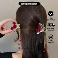 ราคา กิ๊บติดผมโลหะดอกกุหลาบสีแดงแฟชั่นเกาหลีสําหรับผู้หญิง กิ๊บติดผมปูสไตล์เกาหลีสําหรับผู้หญิง (26771461695)