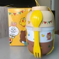 ราคา ปิ่นโต line friend หมีบราวน์ โคนี่ 7-11 (7231991038)