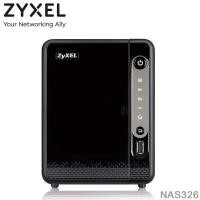 ราคา ZYXEL NAS326 2-Bay Nas, Gbe LAN, 1xUSB 2.0, 2xUSB 3.0, Max 24TB (2 bay), RAID 0, 1, JBOD 1.3GHz CPU Lifetime Warranty (4183004420)