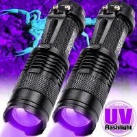 ราคา 395/365nm UV Flashlight LED Ultraviolet Torch Zoomable Ultra Violet Lights Inspection Lights Lamp Urine Stain Detector (43230633245)