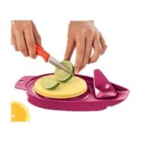 ราคา Tupperware Chop N Pour Set พร้อมไม้พาย (23643312074)
