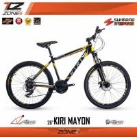 ราคา KIRI จักรยานเสือภูเขา อลูมิเนียม 26 นิ้ว / 24 สปีด /รุ่น MAYON (สีดำ/เหลือง) (300483429)