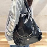 ราคา Adidaㄹ กระเป๋าทรงถุงขยะอาดิดาสทำจากวัสดุ โพลียูรีเทน (PU) (56711728122)