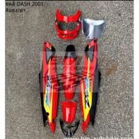 ราคา ชุดสี DASH 125 NEW ครึ่งคัน ปี 98-2001 แดช ตัวใหม่ แฟริ่ง เฟรมรถ (28619076845)