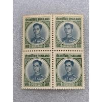 ราคา แสตมป์พระรูป ร.9 ชนิด25บาท พ.ศ.2507 บล๊อก4 (27241439792)