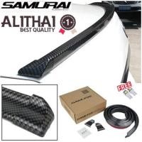 ราคา Alithai ตูดเป็ด ตูดเป็ดคาร์บอน ตูดเป็ดเคฟล่า Ducktail spoiler ลิ้นยาง ติดท้ายฝากระโปรง ดำ ซามูไร samura (28978427091)
