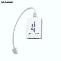 ราคา [Well HOME] 1 ชิ้น DSL Filter Splitter ADSL Splitter สําหรับโทรศัพท์สายชาย 2 หญิง RJ11 6P4C/6P2C โทรศัพท์โมเด็มอะแดปเตอร์แปลงสต็อกใหม่ (54307549572)
