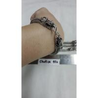 ราคา สร้อยข้อมือหัวมังกรเงินแท้ 92.5 (54208968377)