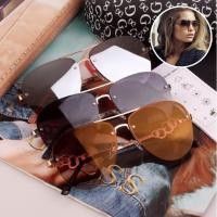 ราคา แว่นกันแดดผู้หญิง Guess Sunglasses รุ่น GF6054 ขนาด 59-14 145 mm. <แท้ 100%> พร้อมกล่องครบเซ็ต <ส่งฟรี Kerry> (1806347170)