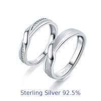 ราคา TANITTgemsแหวนคู่รักเงินแท้Steling Silver92.5%แบบปรับไซส์ได้ (1863300999)