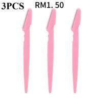 ราคา RM1.50*3ชิ้น3 ใน 1ทิ้งมีดโกนคิ้วและมีดโกนใบหน้าสําหรับผู้หญิงผม น้ํายาล้าง (47561356211)