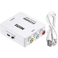 ราคา DTOL RCA to HDMI, AV to HDMI Converter, 1080P Mini RCA คอมโพสิต CVBS อะแดปเตอร์วิดีโอสําหรับ PAL/NTSC TV/PC/ PS3/ STB/Xbox VHS/VCR/Blue-Ray เครื่องเล่น DVD (47762519309)