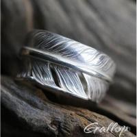 ราคา แหวนขนนกแคบทองเงินแท้ สタイルหนักแน่น งานประณีต จาก-shop-takahashi- (41531362673)