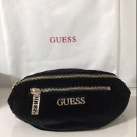 ราคา กระเป๋าคาดอกผ้ากำมะหยี่ Guess แท้ (3818475453)