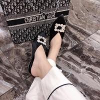 ราคา ✨✨ ROGER SLIPPERS AP- Roger Vivier Bab Leather Slipper (งานชนช้อป) (2297854603)