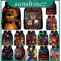ราคา ทนทาน Five Nights ที่ Freddys School Backpack Featuring Freddy Chica Foxy Bonnie (52212560209)