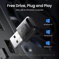 ราคา UGREEN อะแดปเตอร์ USB มินิบลูทูธ 5.3 เมาส์คีย์บอร์ดไร้สาย PC (44812257239)